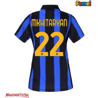 Inter Milan Henrikh Mkhitaryan #22 Tricou Fotbal Replică 2026-27 Femei Acasa